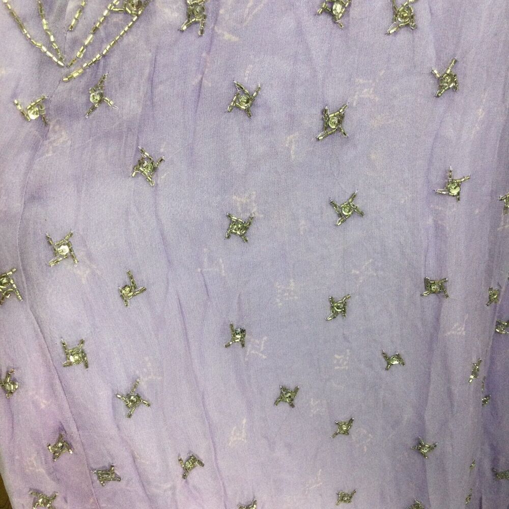 Scala Womens Beeta Grover Silk Sequin Beaded Maxi… - image 5